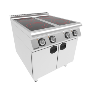 Cucina Vetroceramica – 4 Zone – Elettrica – Lunghezza 800 mm – Serie 900