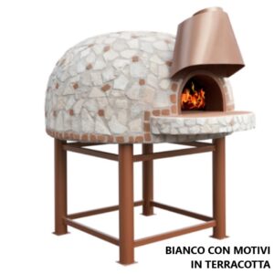 Forno per Pizzeria con Cappello in Metallo – Diametro Interno 80 cm