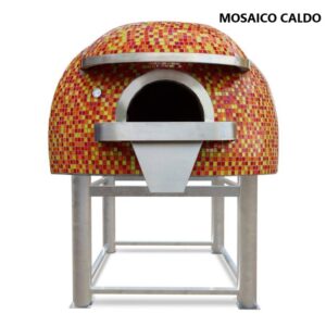 Forno per Pizzeria con Mosaico – Cappello in Terracotta – Diametro Interno 80 cm