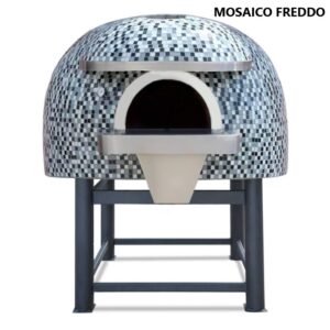 Forno per Pizzeria con Mosaico – Cappello in Terracotta – Diametro Interno 100 cm