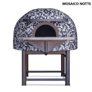 Forno per Pizzeria con Mosaico – Cappello in Terracotta – Diametro Interno 80 cm