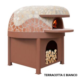 Forno per Pizzeria con Cappello in Terracotta – Diametro Interno 120 cm