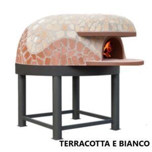 Forno per Pizzeria con Cappello in Terracotta – Diametro Interno 150 cm