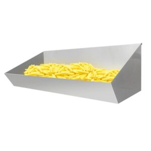 Vasca in acciaio inox per patatine fritte – 1,2 x 0,38 m