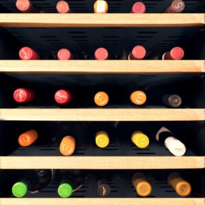 Frigorifero Premium per vino – 1 porta in vetro – 350 Lt – 657 x 596 x 1918 mm