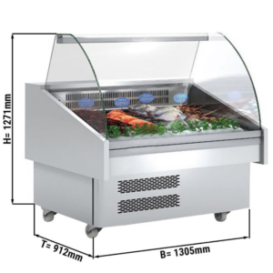 Espositore refrigerato per pesce – 1305 x 912 x 1271 mm