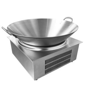 Piano cottura a induzione per wok – ad incasso – wok inclusa – 375 x 500 x 186 mm – 3,5 kW