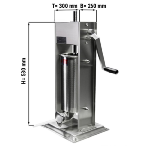 Insaccatrice per salsicce verticale – 3 litri – 260 x 300 x 530 mm