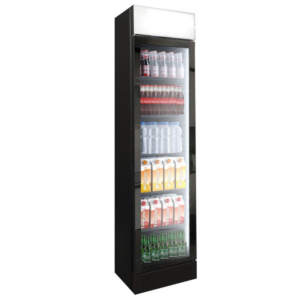 Frigoriferi per bevande – 1 porta in vetro – nero – 435 x 460 x 2013 mm