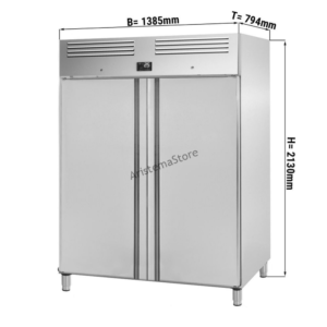 Armadi frigo per pesce – EN 60×40 – 2 porte – 1385 x 794 x 2130 mm