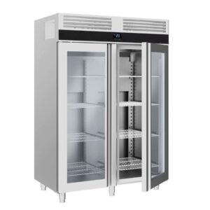 Congelatore – 1,4 x 0,81 m – 1400 litri con 2 porte in vetro