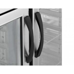 Banco refrigerato – -2 °C a +8 °C – con 2 porte vetro – 1360 x 700 x 850 mm