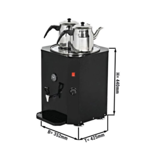 Bollitore per tè – 23 litri – 2,5 kW – 352 x 425 x 440 mm