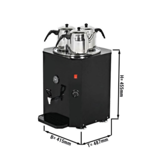 Bollitore per tè – 37 litri – 3,5 kW – 415 x 487 x 455 mm