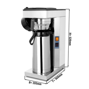 Macchina per caffè con filtro – 2,2 litri – 205 x 360 x 520 mm