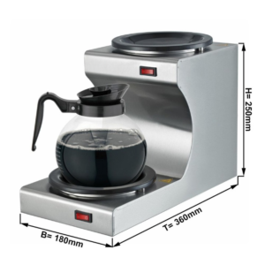 Piastra riscaldante per Caffè o Tè – doppia – 180 x 360 x 250 mm