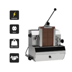 Grattugia elettrica per cioccolato – per 2,5 kg di blocco di cioccolato – 363 x 350 x 380 mm
