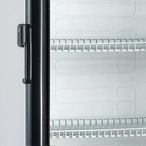 Frigorifero per bevande – nero – 1 porta in vetro – 615 x 610 x 1950 mm