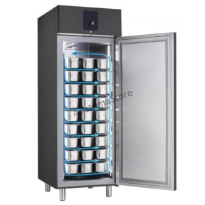Armadio congelatore per gelato – nero – 1 porta – 745 x 870 x 2120 mm