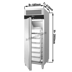 Armadi frigo per pesce – 1 porta – 680 x 810 x 2000 mm
