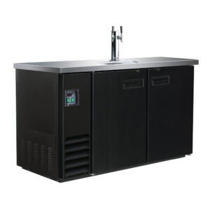 Refrigeratore per birra con erogatore – 2 porte – 1247 x 620 x 1060 mm