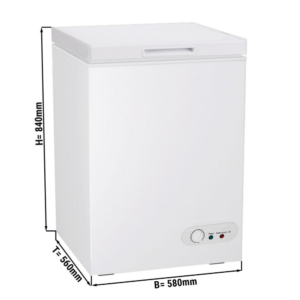 Congelatore a pozzetto – 97 litri – 580 x 560 x 840 mm