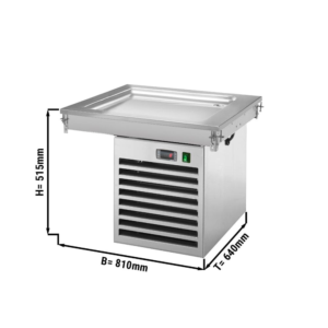 Piastra refrigerata da incasso – 810 x 640 x 515 mm