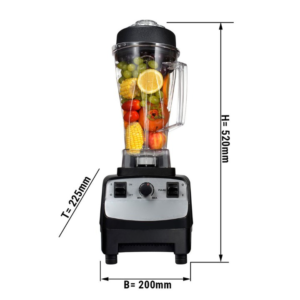 Frullatore per cibo – 2 litri – 220 x 225 x 520 mm