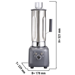 Frullatore per cibo – 1,8 litri – 178 x 229 x 521 mm