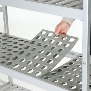 Scaffale base in alluminio – 665 x 360 x 1800 mm