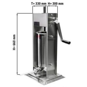 Insaccatrice per salsicce verticale – 7 litri – 300 x 300 x 660 mm