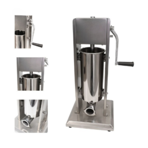 Insaccatrice per salsicce verticale – 3 litri – acciaio inox – 375 x 300 x 525 mm
