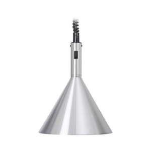 Lampada riscaldante retrò – Ø 280 mm – alluminio – 280 x 280 x 950/2150 mm