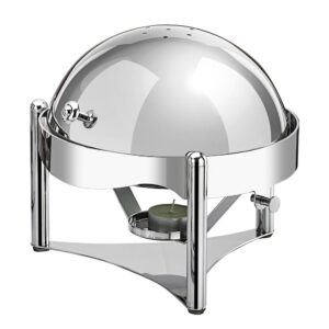 Chafing Dish – cromato – acciaio inox – Diametro 300 mm