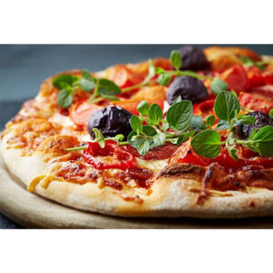 Forno per pizza a gas – rosso – 1270 x 1500 x 800 mm