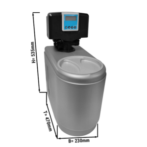 Addolcitore d’acqua – automatico – Potenza: 75 litri/min – 230 x 470 x 535 mm