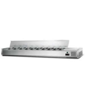Vetrina Refrigerata da Banco – 2000 x 340 mm – 10×1/4 GN