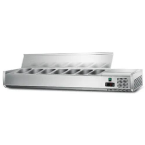 Vetrina Refrigerata da Banco – 1600 x 340 mm – 7×1/4 GN